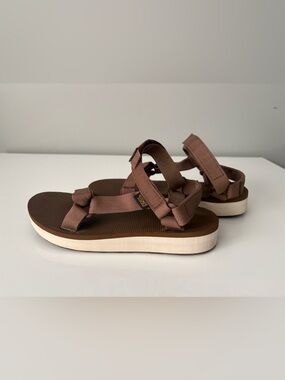 Teva Midform Universal Brown Sandals Comfort Strap Size 9